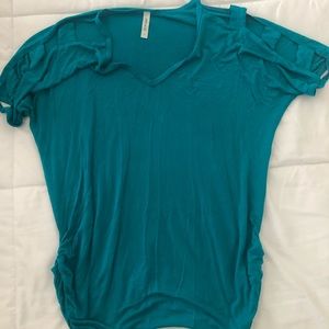 Teal top with cut outs!